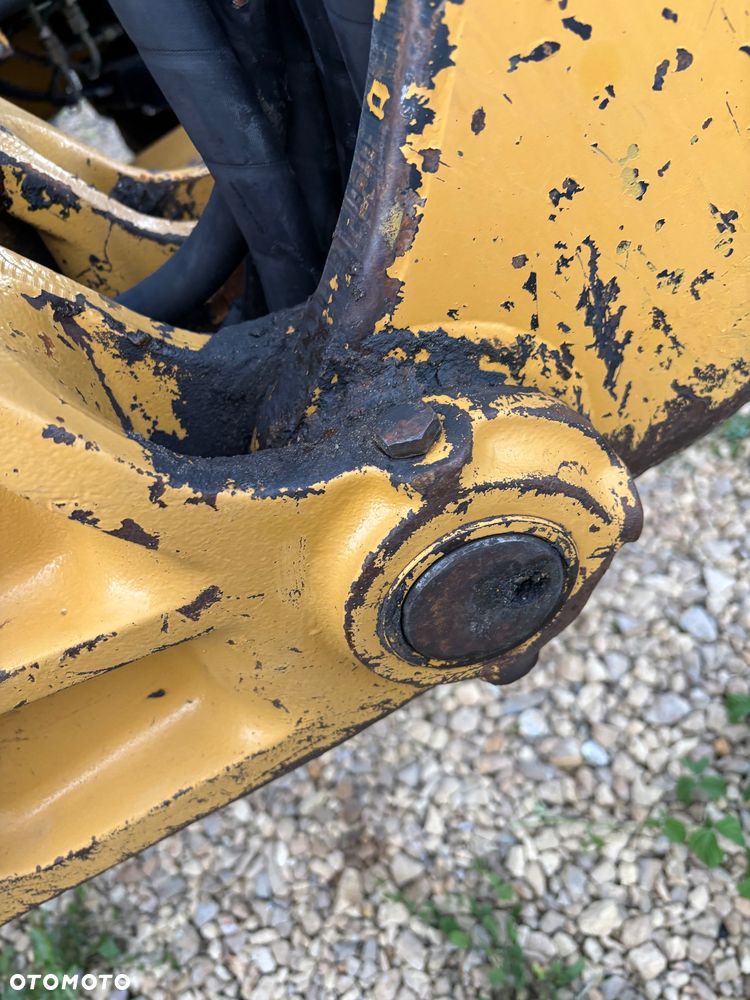 Caterpillar CAT 428D 2005r 4x4 koparko ładowarka teleskop widły rekin - 23