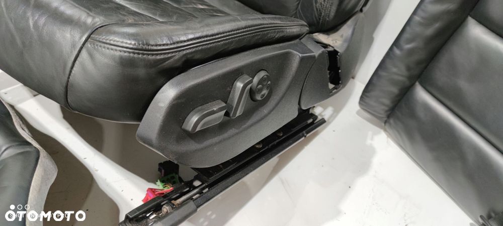 FOTEL FOTELE KOMPLET AUDI A6 C6 SKÓRA FULL *4* - 9