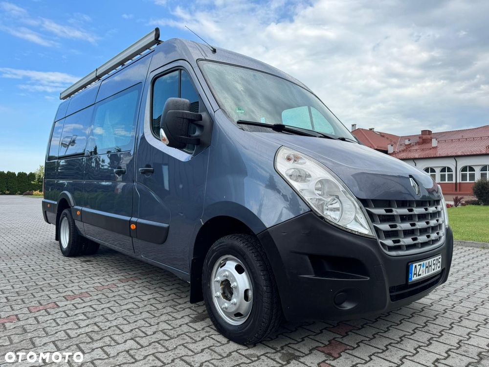 Renault MASTER L4H2 Klima Elektryka Na Bliźniaku Brygadówka Dubel Kabina 7os Hak Serwis - 18