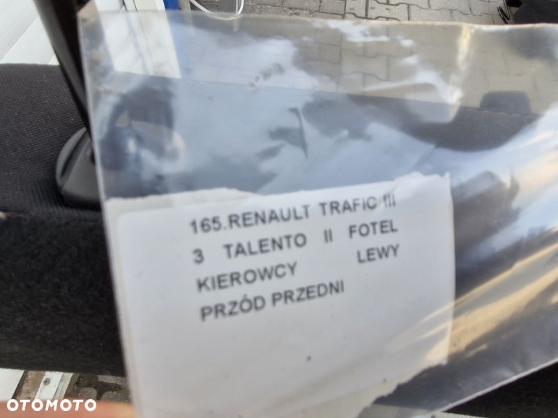RENAULT TRAFIC III 3 TALENTO II FOTEL KIEROWCY LEWY PRZÓD PRZEDNI - 7