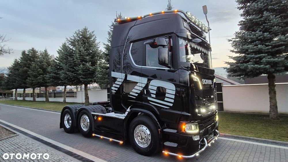 Scania SCANIA///S 770///2021///PUSHER///6×2/// 70000KG///RETARDER///OŚ SKRĘTNA///OŚ PODNOSZONA///PODUSZKI///NAWIGACJA/// FULL LED///ALUFELGI///PRZESUWANE SIODŁO///PEDANTYCZNY STAN - 15