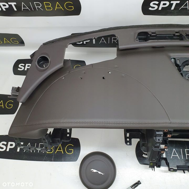 JAGUAR XF X260 DESKA ROZDZIELCZA KONSOLA KOKPIT PULPIT PODUSZKI AIRBAG AIR BAG PASY KIT SET - 2