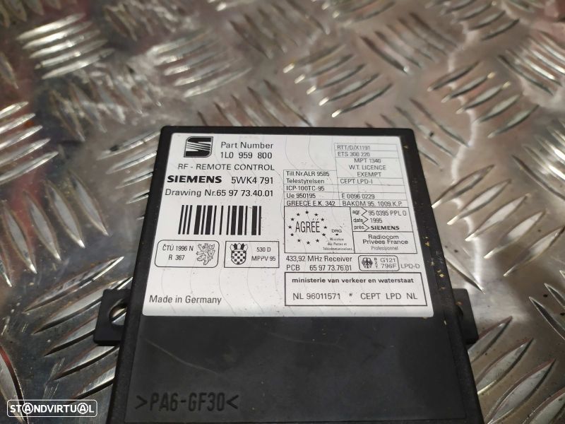 Módulo Do Fecho Central Seat Ibiza Ii (6K1) - 2