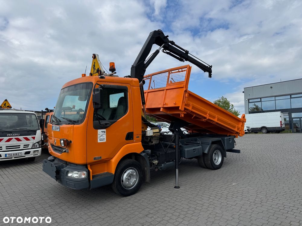 Renault Midlum 150DCi Wywrotka 3str HDS Marrel SPECJALNY Czerpak Rotator Czołownica Solarka Piaskarka