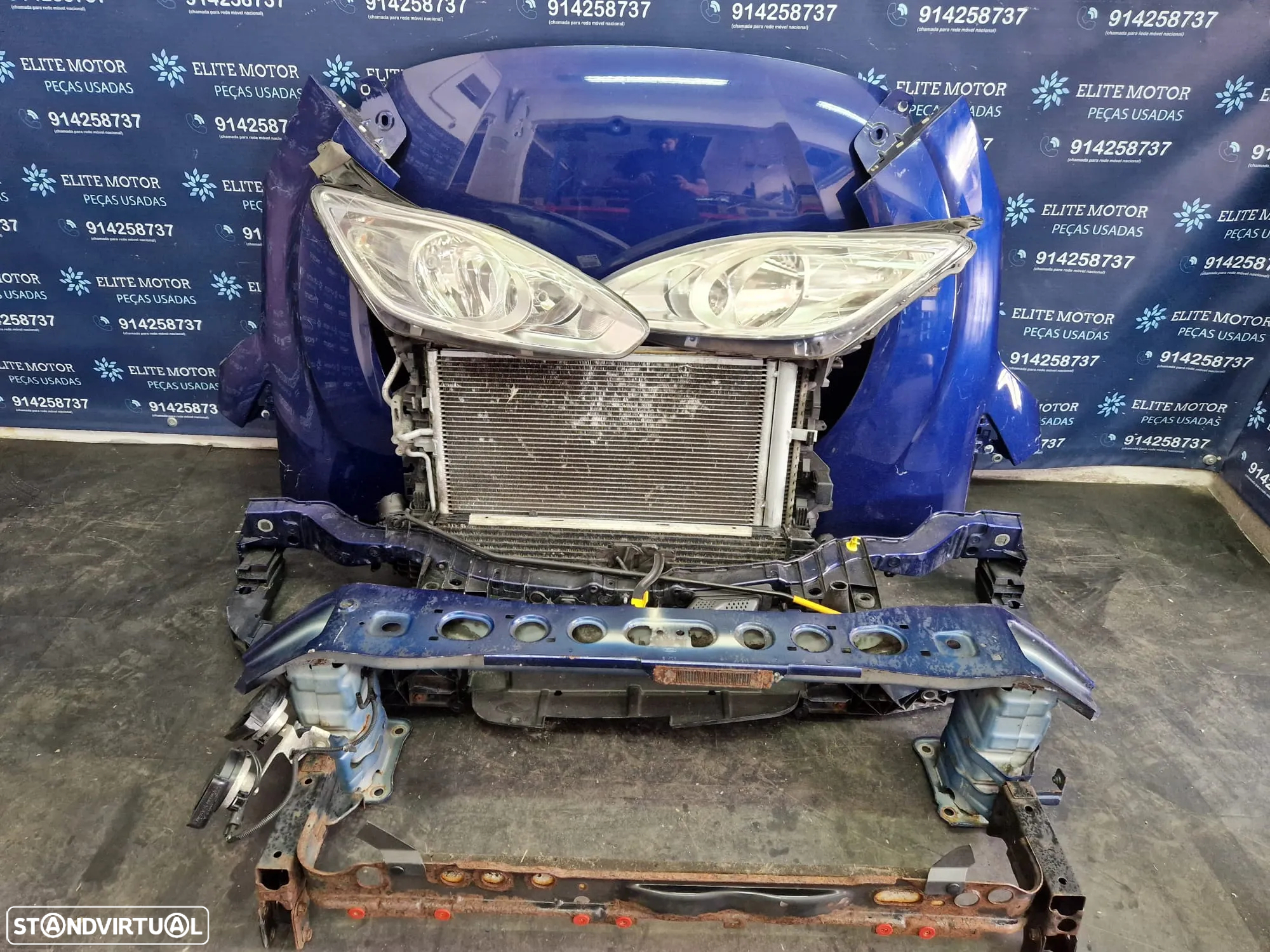Frente completa usada FORD C-MAX II 2 capot parachoques guardalamas oticas radiador CMAX - 9