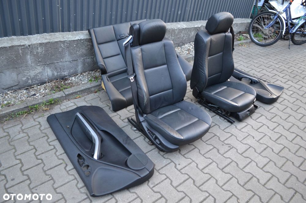 BMW E46 CABRIO FOTELE KANAPA BOCZKI SKÓRA KOMPLET - 5