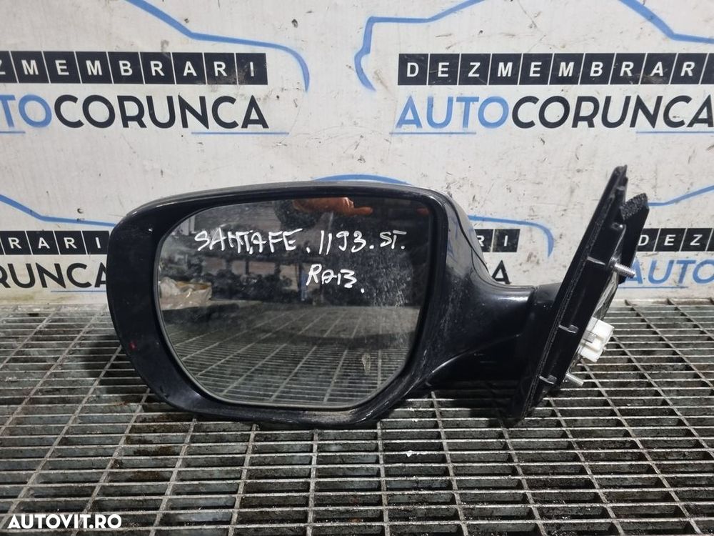 Oglinda stanga Hyundai Santa Fe 3 2012 - 2016 4 Usi GRI (1193) Rabatabile - 2