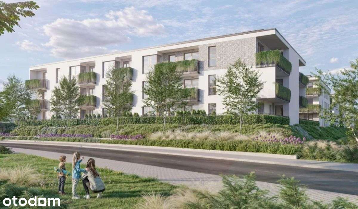 2-pokojowe mieszkanie 45m2 + balkon Bezpośrednio