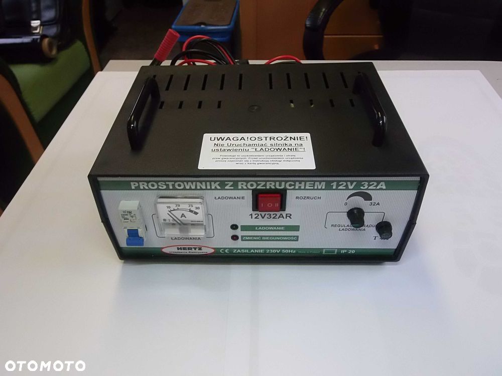 Prostownik Samochodowy HERTZ 12V 32A z Rozruchem PRODUKT POLSKI - 2