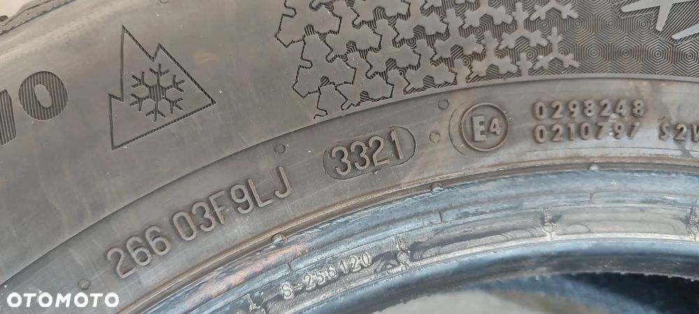 OPONY ZIMOWE 195/65R15 CONTINENTAL WINTER CONTACT TS 870 (3321) 2x8mm 2x7mm ZIMA KOMPLET 4 SZTUKI - 7