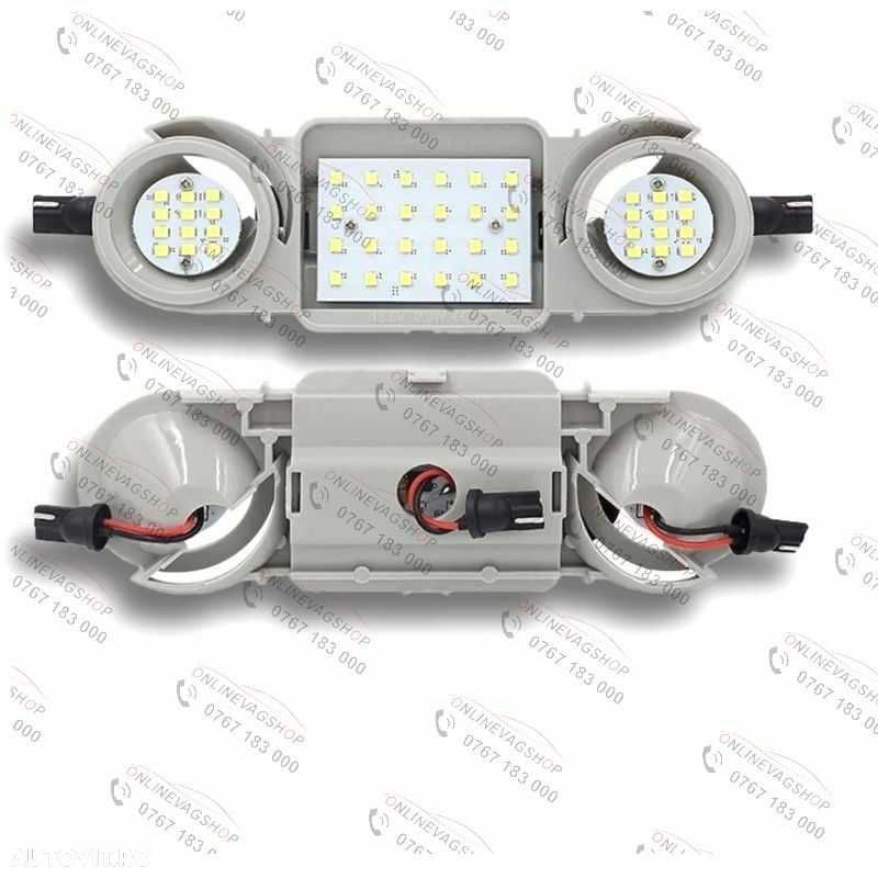 Led interior plafoniera fata + spate Passat B6 B7 CC Golf 5 Octavia 2 - 2