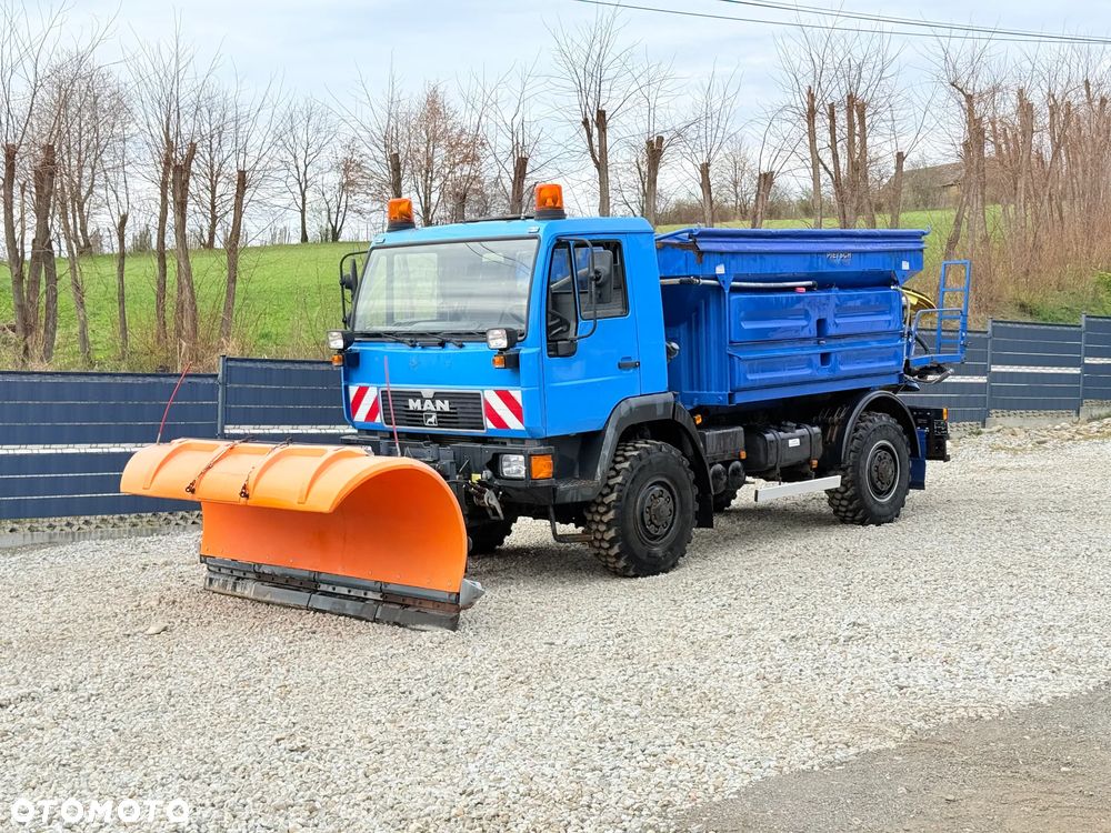 MAN * MAN 12-220 * Pług Piaskarka * 4x4 * Zimowe Utrzymanie * Unimog * - 1