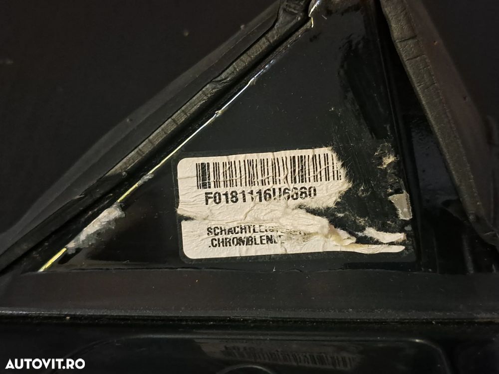 Oglinda retrovizoare exterioara dreapta electrica semnalizare camera video fara sticla si capac negru cu chrome 9 pini Originala BMW G11+LCI G12+LCI - 7