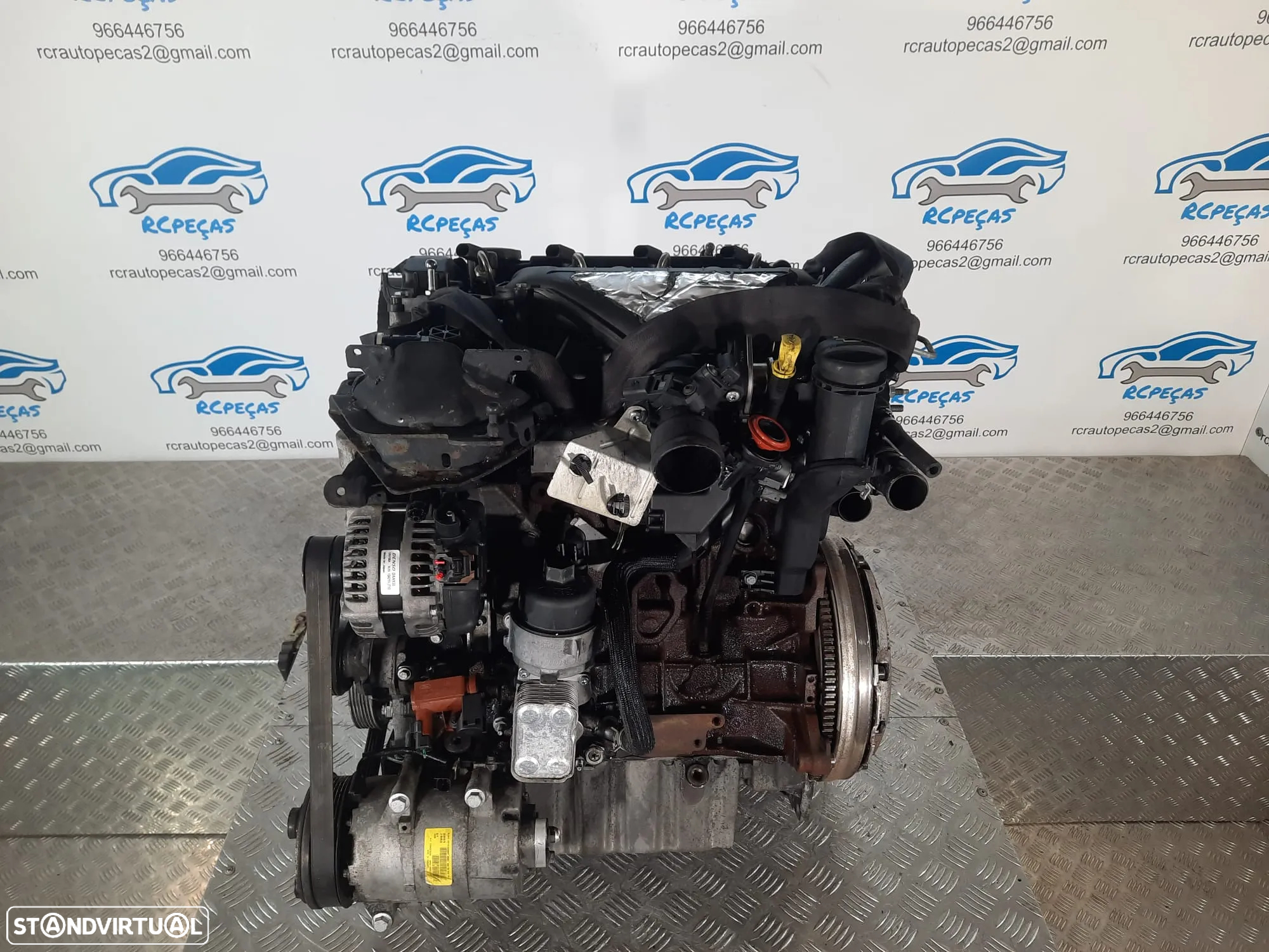 MOTOR COMPLETO 2.0 TDCI 16V 136CV G6DG FORD KUGA CMAX C-MAX FOCUS MOTOR ARRANQUE ALTERNADOR BIMASSA COMPRESSOR EMBRAIAGEM BOMBA DIRECAO INJETORES - 9