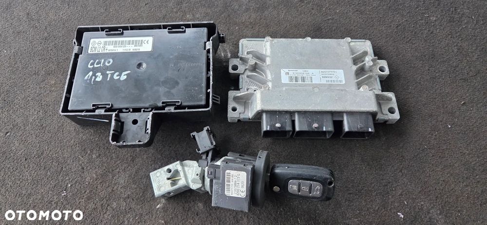 Zestaw startowy komputer s120202120 BSI 8201054129 pilot Renault Clio 3 1,2 TCE