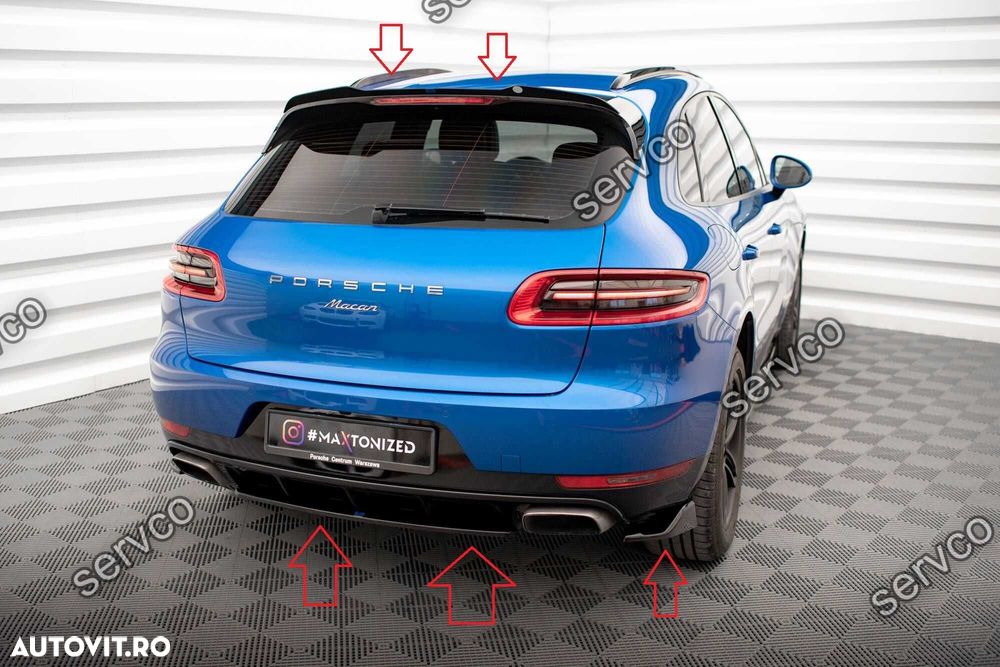 Pachet Body kit tuning Porsche Macan Mk1 2014-2018 v4 - Maxton Design - 14