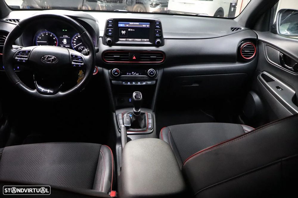 Hyundai Kauai 1.0 T-GDi Premium Pele/Tec Ver.+Nav+Vision - 34