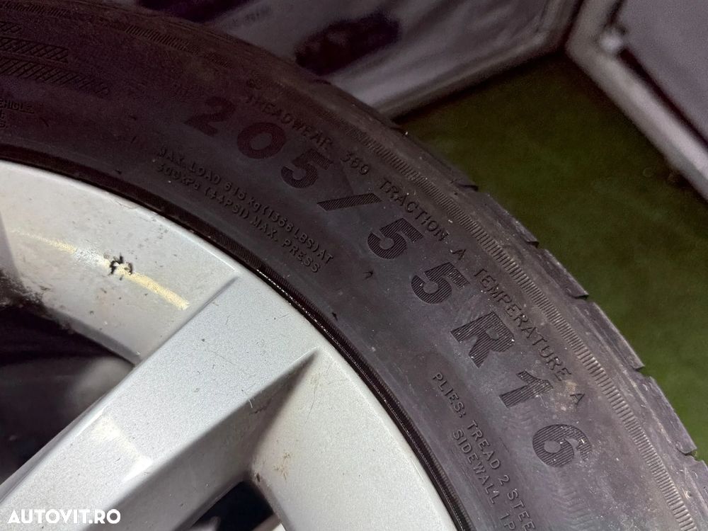 JANTE MERCEDES BENZ R16 / 5x112 / A180 / 6,5JX16H2 ET49 / 205/55 R16 + CAUCIUCURI (X4) - 8