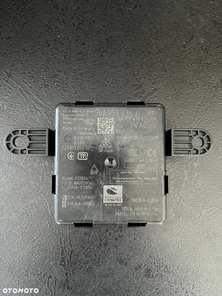 OCTAVIA IV MODUŁ STEROWNIK KEYLESS 5WA959436J - 1