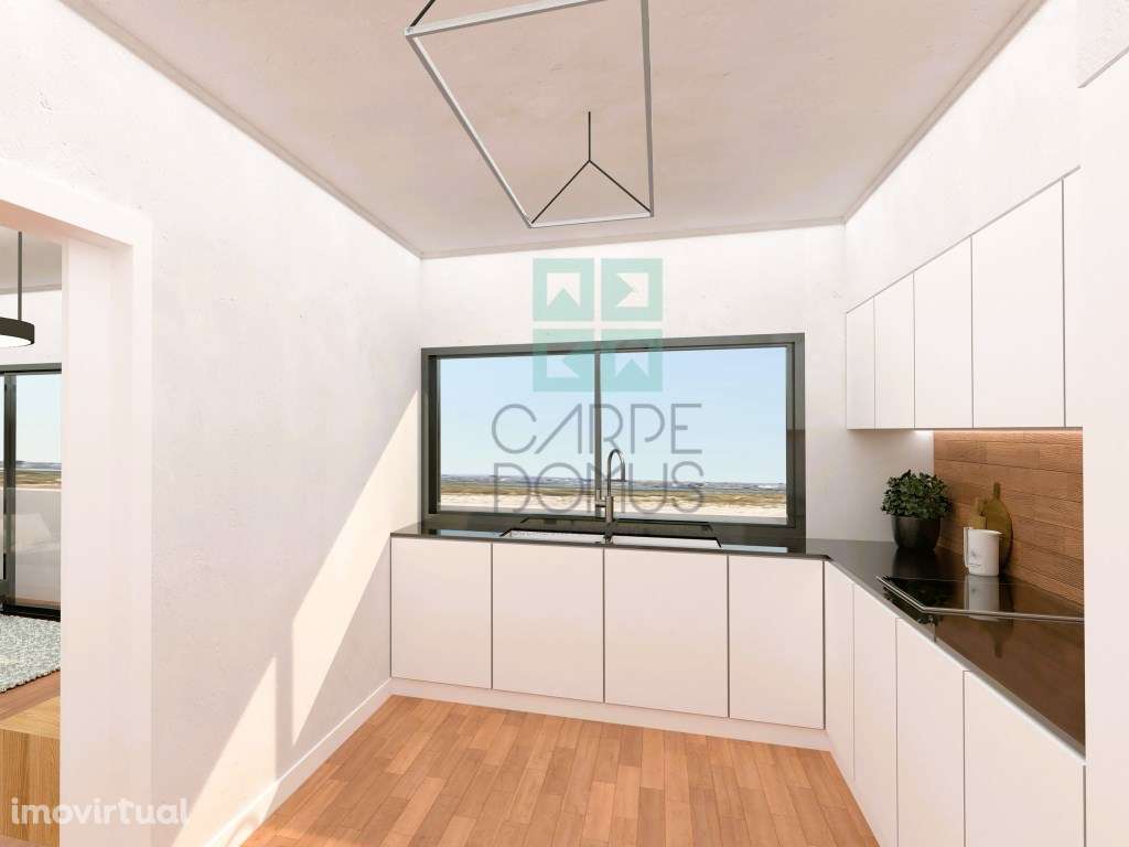 Apartamento T1 novo, varandas, terraço no topo, parqueamento para 1... - Grande imagem: 3/15