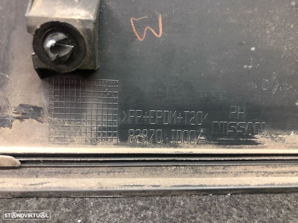 NISSAN QASHQAI J10 FRISO PORTA TRAS DIREITA - Z469 - 6