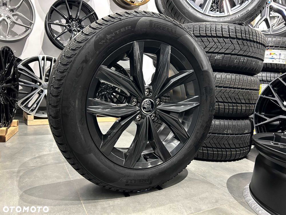 Oryginalne koła zimowe 18 5x112 Skoda Kodiaq I II Pirelli 235/55R18 - 3