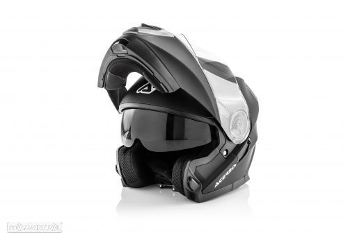 capacete modular acerbis flip up preto mate - 1