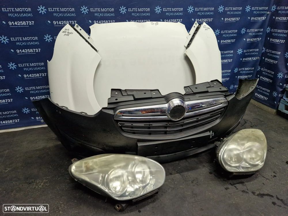 Frente completa usada OPEL COMBO D DIESEL capot parachoques oticas guarda lamas radiador FIAT DOBLO - 2