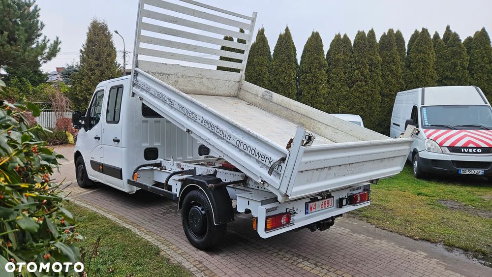 Renault MASTER 2.3 DCI150 KM WYWROTKA KIPER DUBEL KABINA MOVANO DOKA 6 OSÓB SKRZYNIA  KLIMA - 5