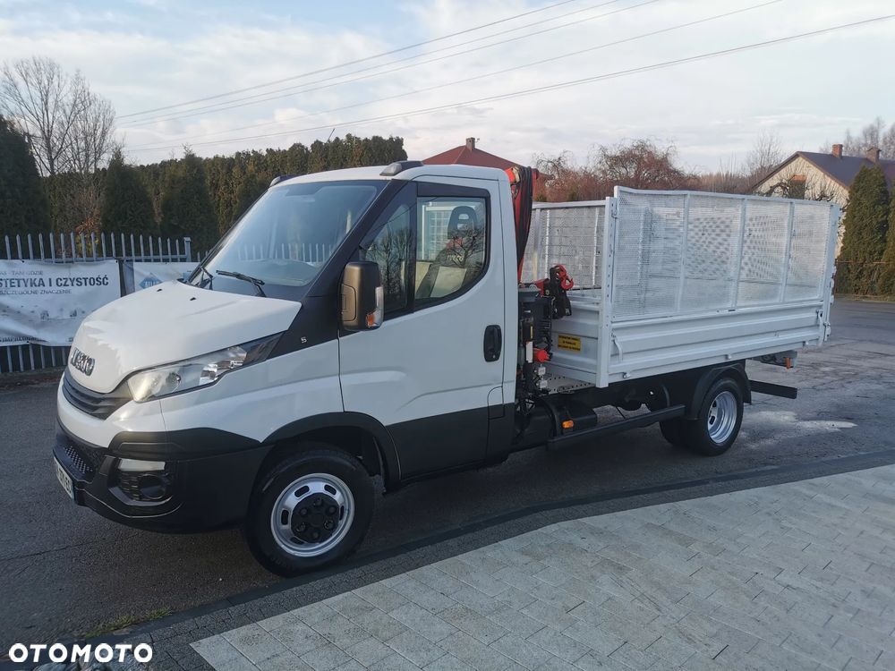 Iveco Daily 35C15 Kiper HDS dzwig 3.0-150KM wywrotka Hak - 16