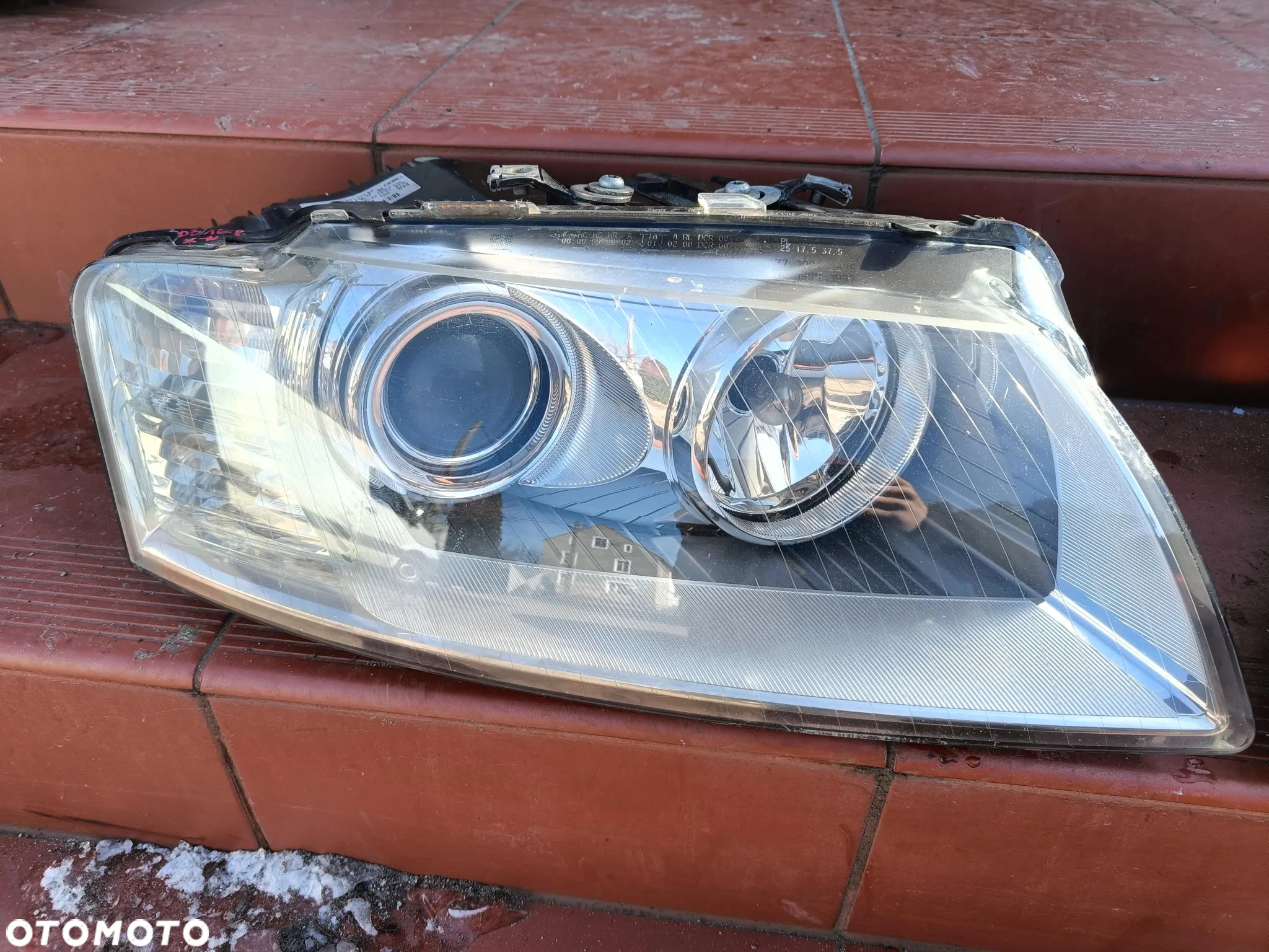 AUDI A8 D3 LIFT LAMPA PRZEDNIA PRZÓD XENON NIE SKRĘTNY EUROPA LEWA PRAWA - 2