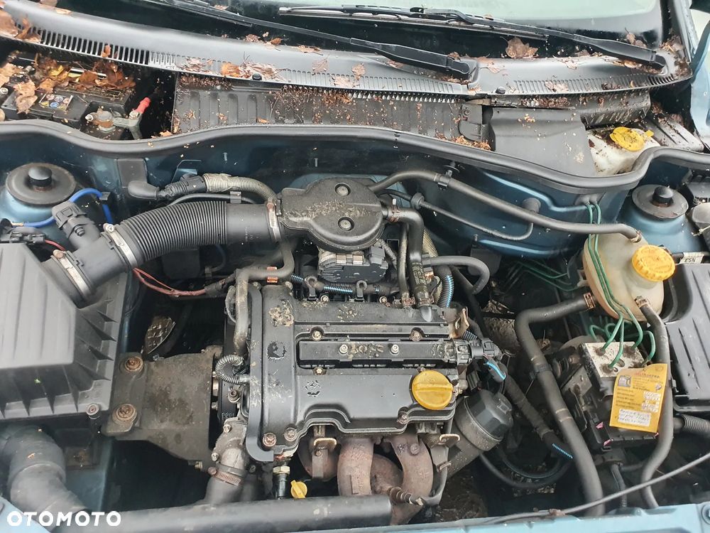 opel corsa C silnik 1.0 12v skrzynia sanki belka przód tył wahacz zacisk zwrotnica maglownica - 2