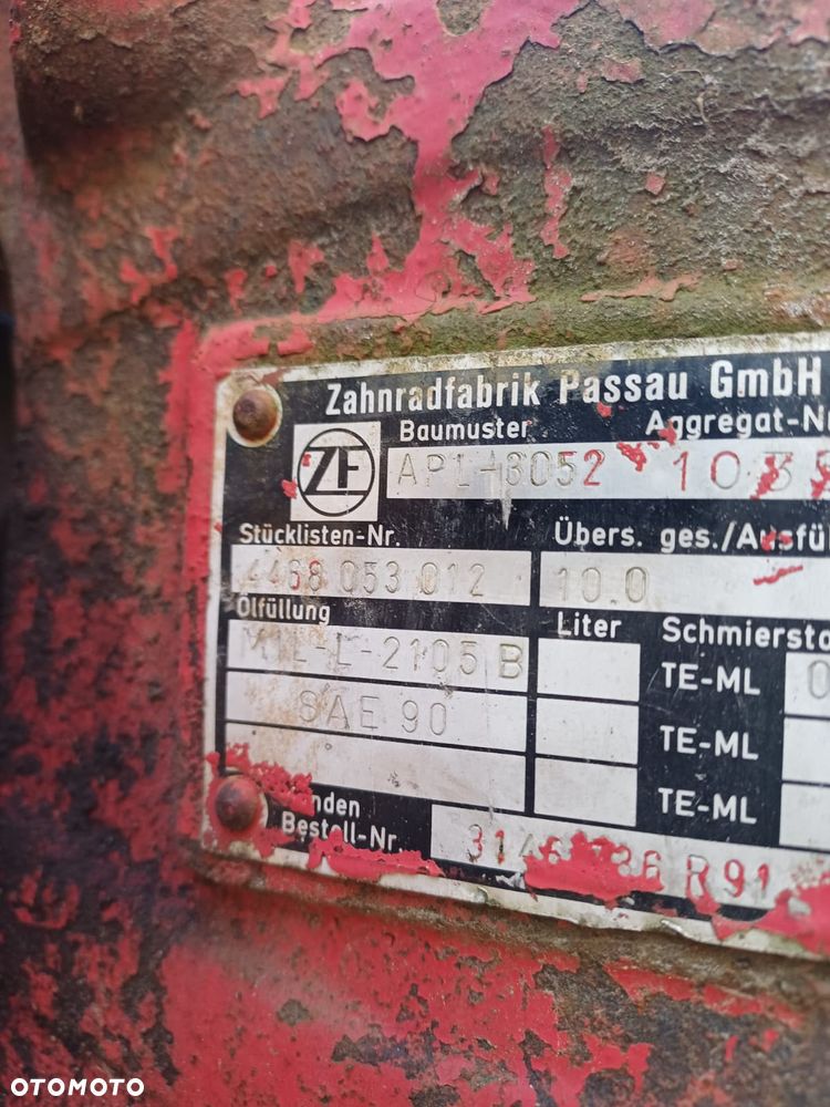 Most APL3052 ZF  case,fendt, półoś,obudowa,zwrotnica,72760121,F184300020410,4448402023. - 1