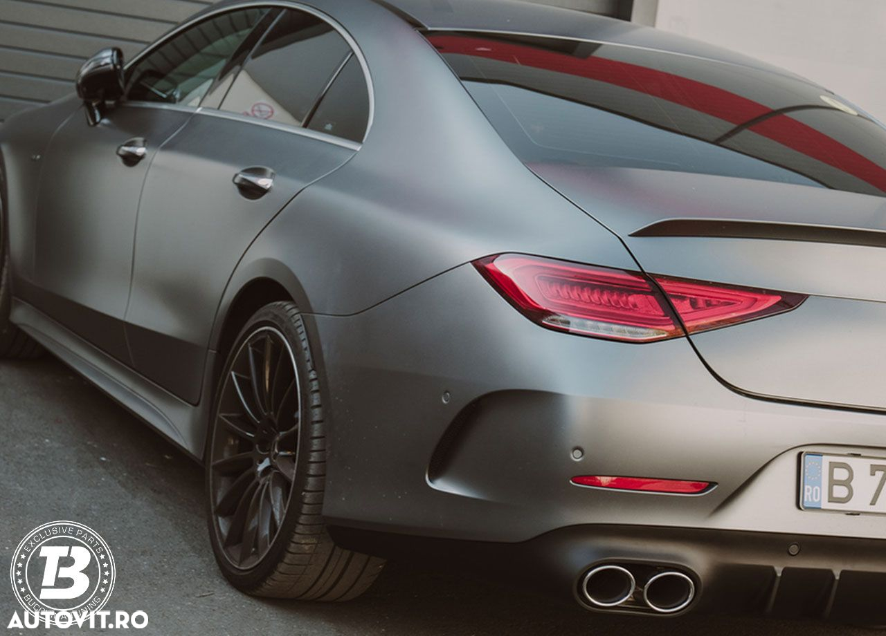 Difuzor Bara Spate cu Ornamente compatibil cu Mercedes CLS C257 CLS53 Design - 15