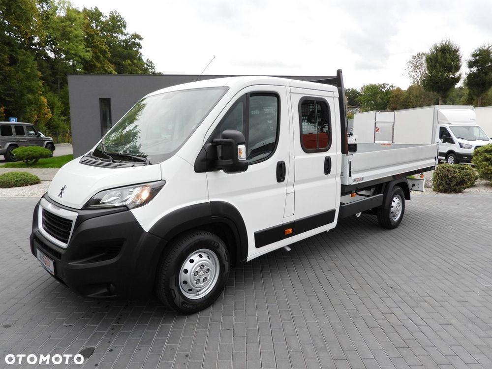 Peugeot BOXER SKRZYNIA PODWÓJNA KABINA DOKA 7 MIEJSC TEMPOMAT KLIMATYZACJA  140KM - 19