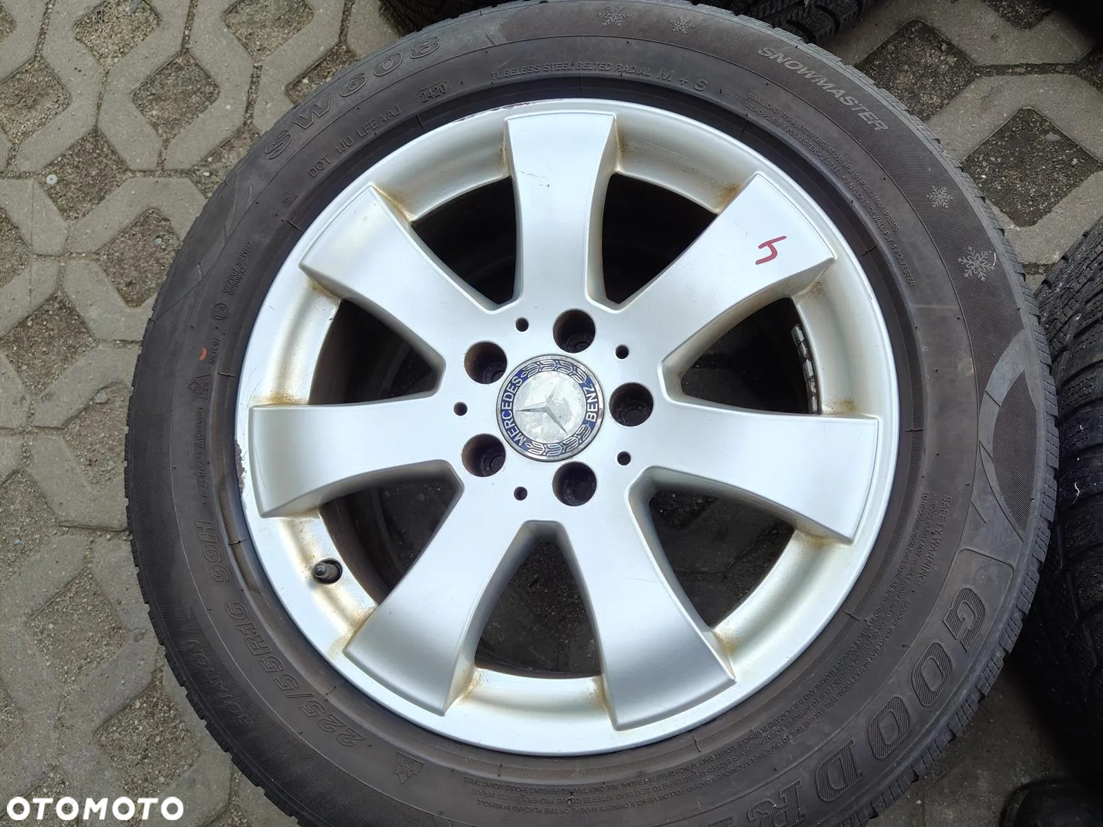 MERCEDES W211 VITO FELGI Aluminiowe Koła 16 5X112 2114013402 Opony Zima - 19
