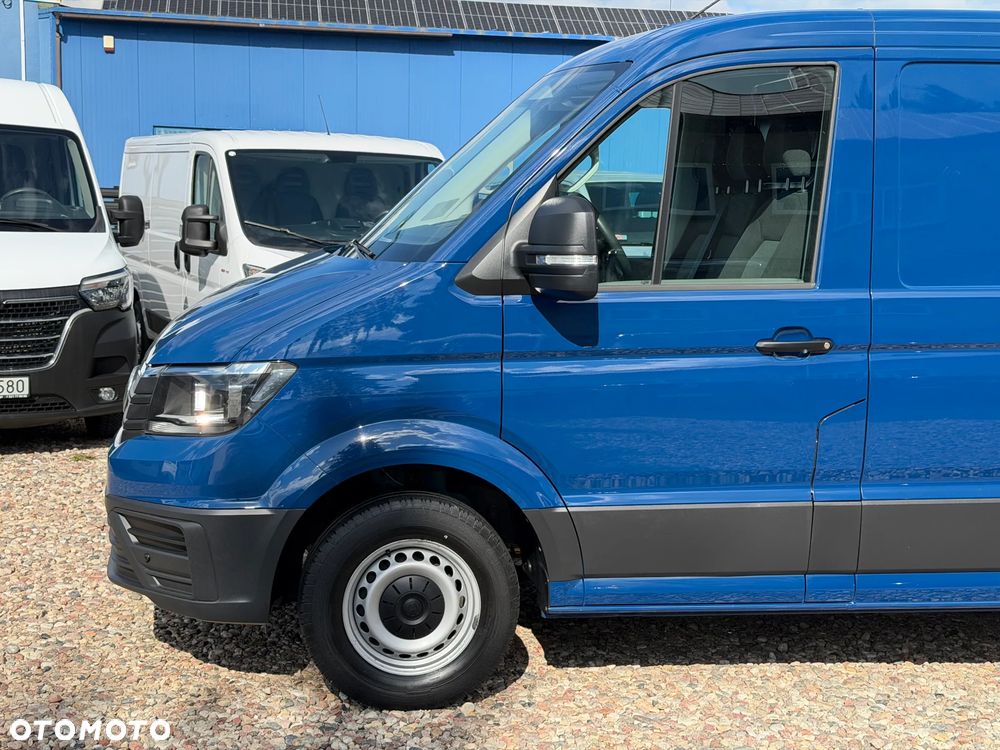 Volkswagen CRAFTER L2H1 Salon Polska Jak Nowy Pełny serwis ASO VW Trwał silnik 2.0TDI 140KM bez BiTurbo! Kamera cofania Parktroniki Przód oraz Tył, Fabryczna zabudowa przestrzeni ładunkowej, Homologacja VAT-1 Alarm, Tempomat z ogranicznikiem pręd.. MirrorLink, Android Auto, Apple Carplay, Ekran 6,5' - 30
