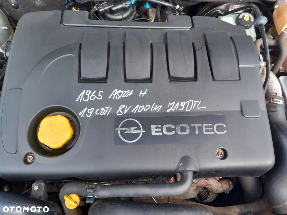 OPEL ASTRA H SILNIK 1.9 CDTI 8V 100KM DIESEL OZNACZENIE: Z19DTL - 2