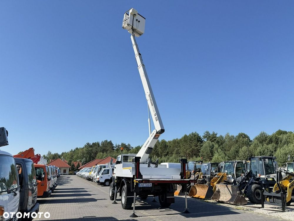 Mercedes-Benz UNIMOG 437 4x4 Zwyżka RUTHMANN STEIGER TB 220 Podnośnik Koszowy - 22