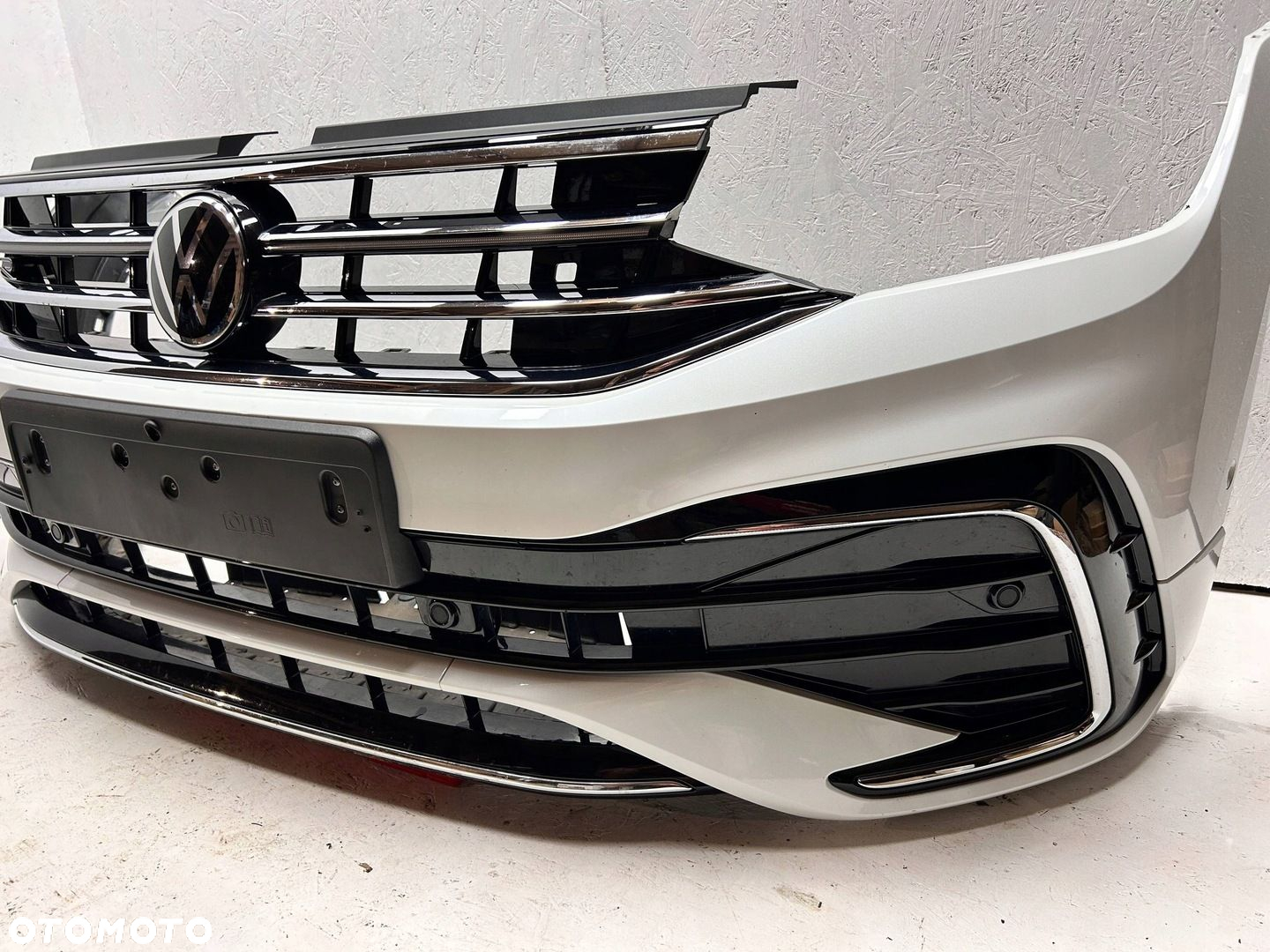 VW TIGUAN II LIFT ZDERZAK PRZÓD 6XPDC KAMERA RADAR R-LINE 2022R L01K LOK1 - 7