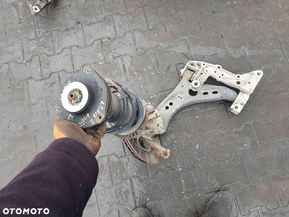 SEAT LEON 2 II LIFT 09-12r 1.6 TDI AMORTYZATOR ZWROTNICA LEWA PRZÓD - 5