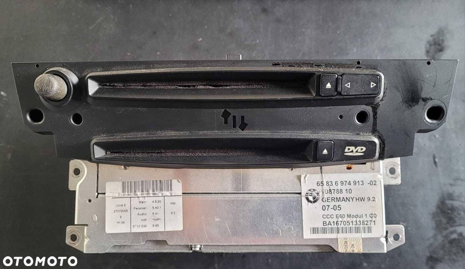 Radio czytnik nawigacji CCC Navi BMW 5 E60 E61 E63 E64 - 1