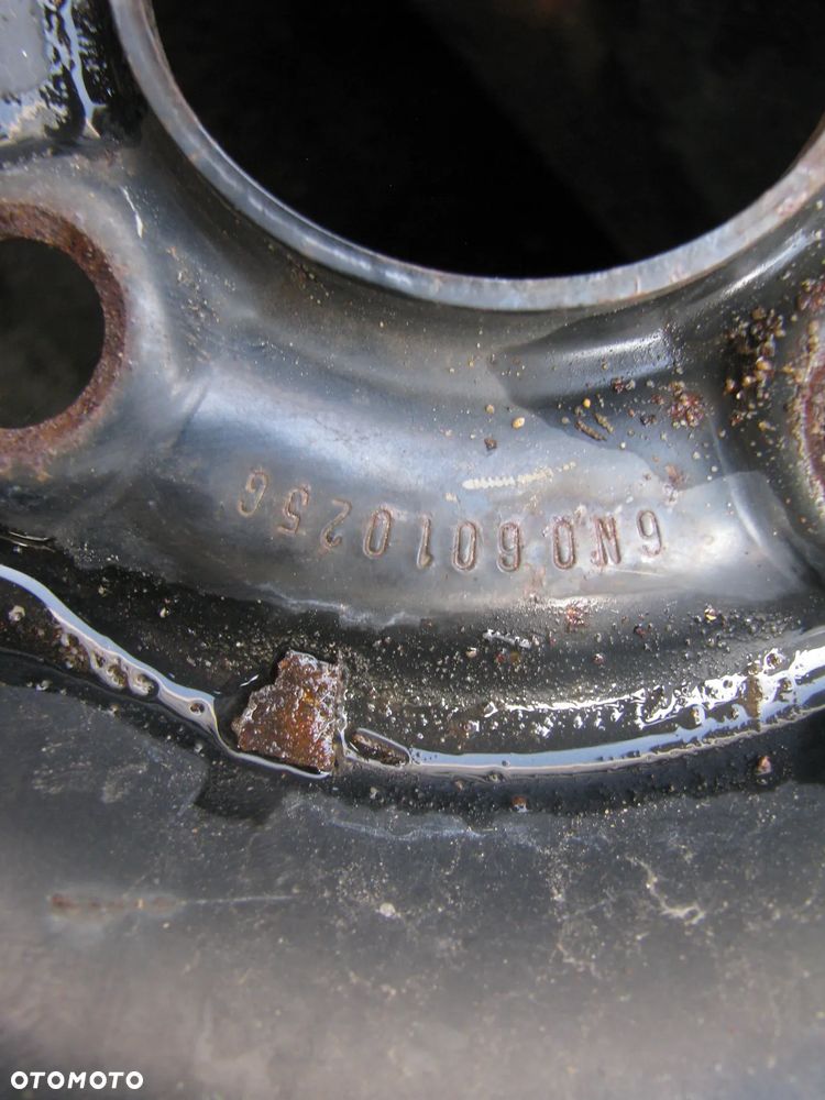 VOLKSWAGEN POLO KOŁO DOJAZDOWE 3,5J X14 4X100 ET42 6N0601025G - 2