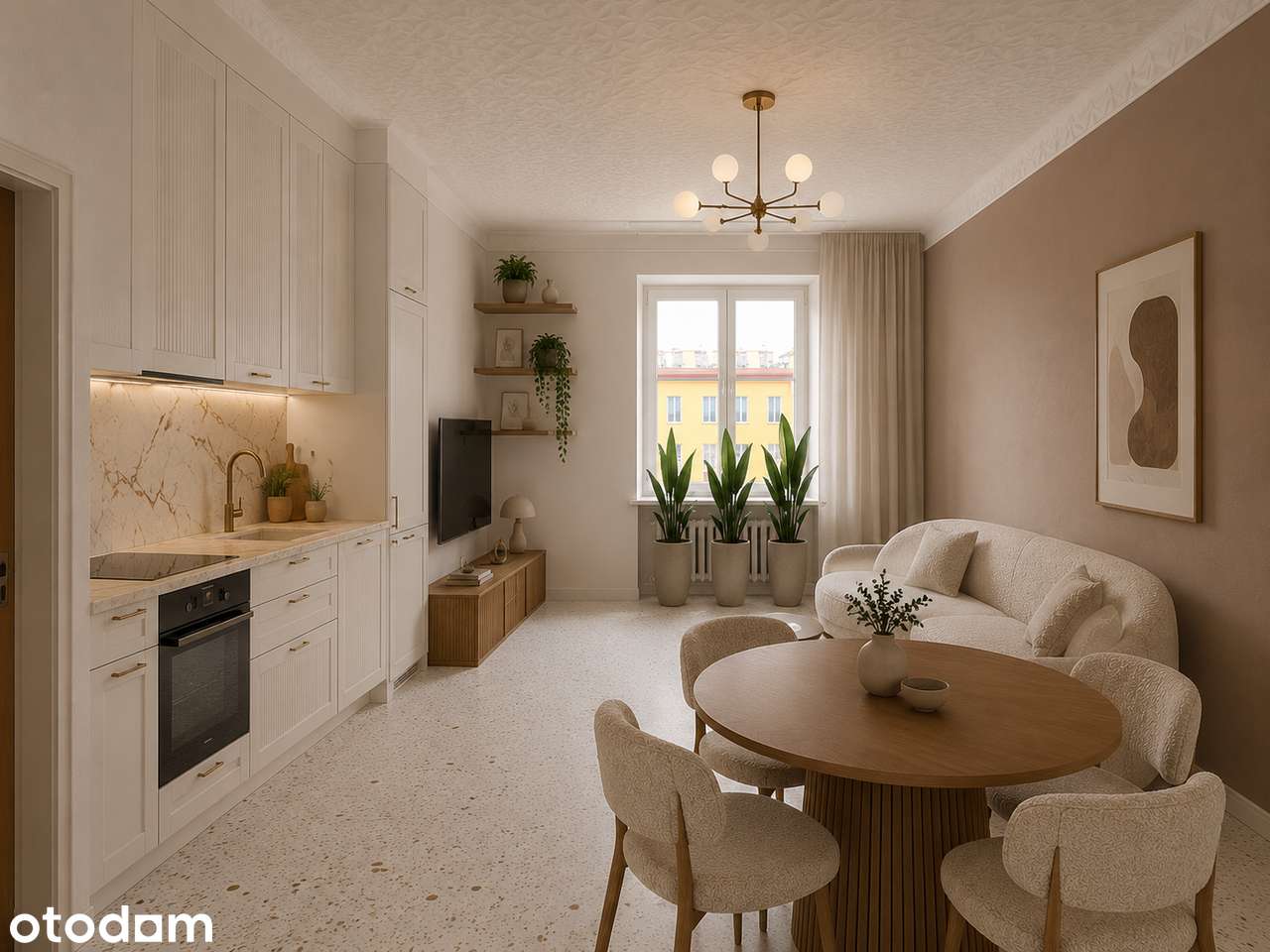 Pokój z kuchnią, o pow.34,15 m² w dobrej lokalizacji Kraśnik Fabr.