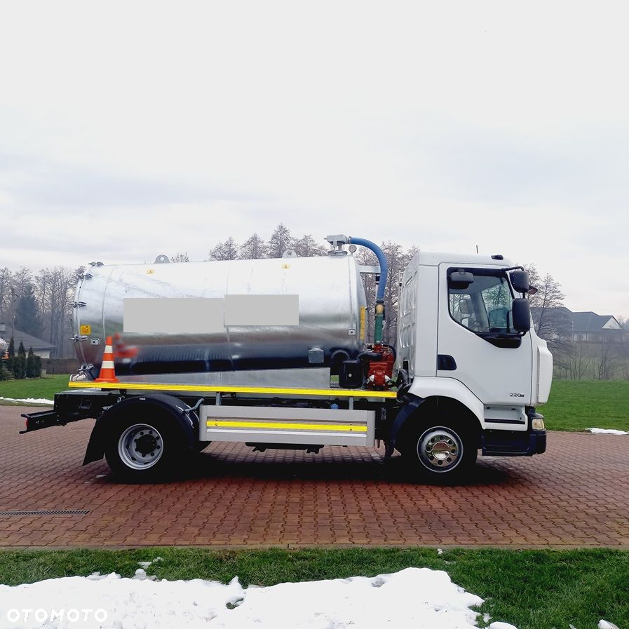 Renault MIDLUM 220 DXI EURO 5 ASENIZACJA 7000 LITRÓW ASENIZACYJNY BECZKA - 7