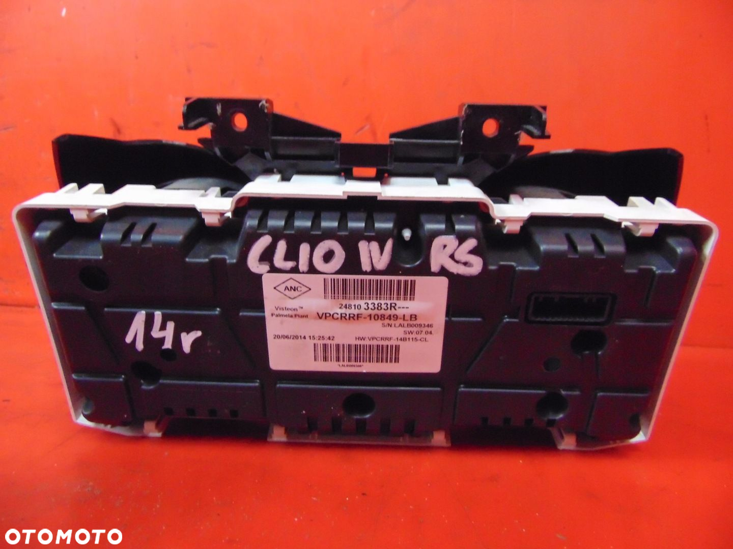 RENAULT CLIO 4 IV RS 1.6 TCE LICZNIK ZEGARY EU - 2