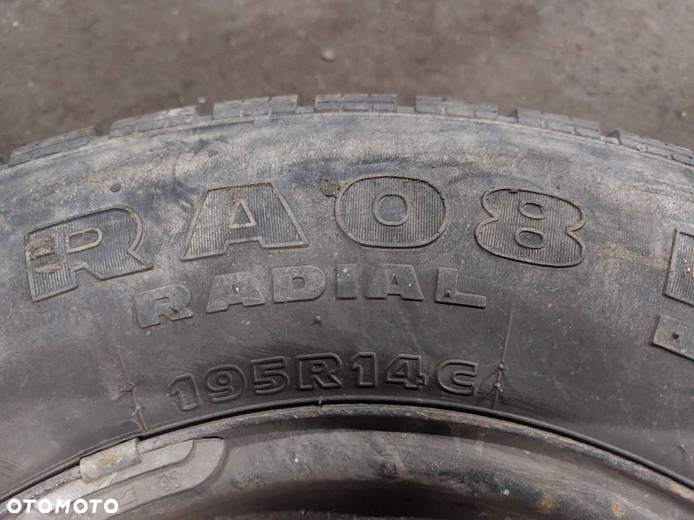 KOŁA FELGI OPONY LETNIE 2 SZT PRZÓD KIA BONGO K2700 6x139 X14 195R14C - 3