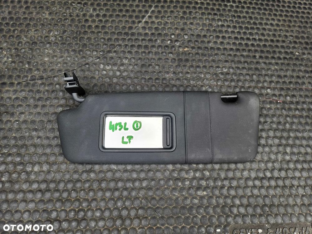 Daszek Słonecznik 8K0857551 8K0857552 Czarne S-Line Oslona Przeciwsloneczna Haczyk Lewa Prawa AUDI A4 B8 - 3