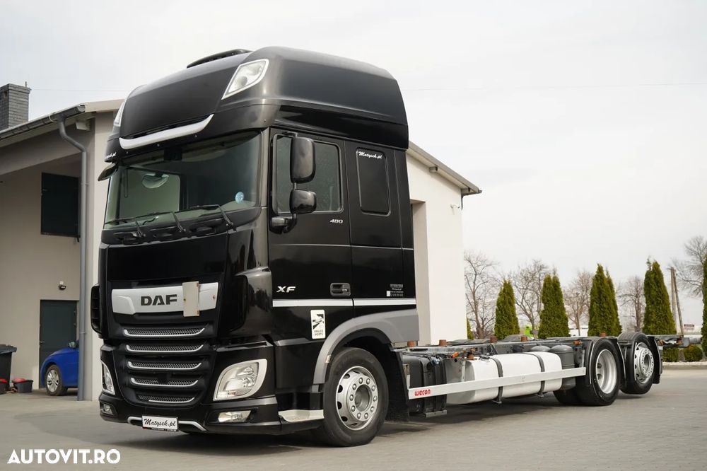 DAF XF 480 / BDF / 6X2 / SSC / I-PARK COOL / TRANSPORT CONTAINER / AXĂ RIDICATĂ / - 5