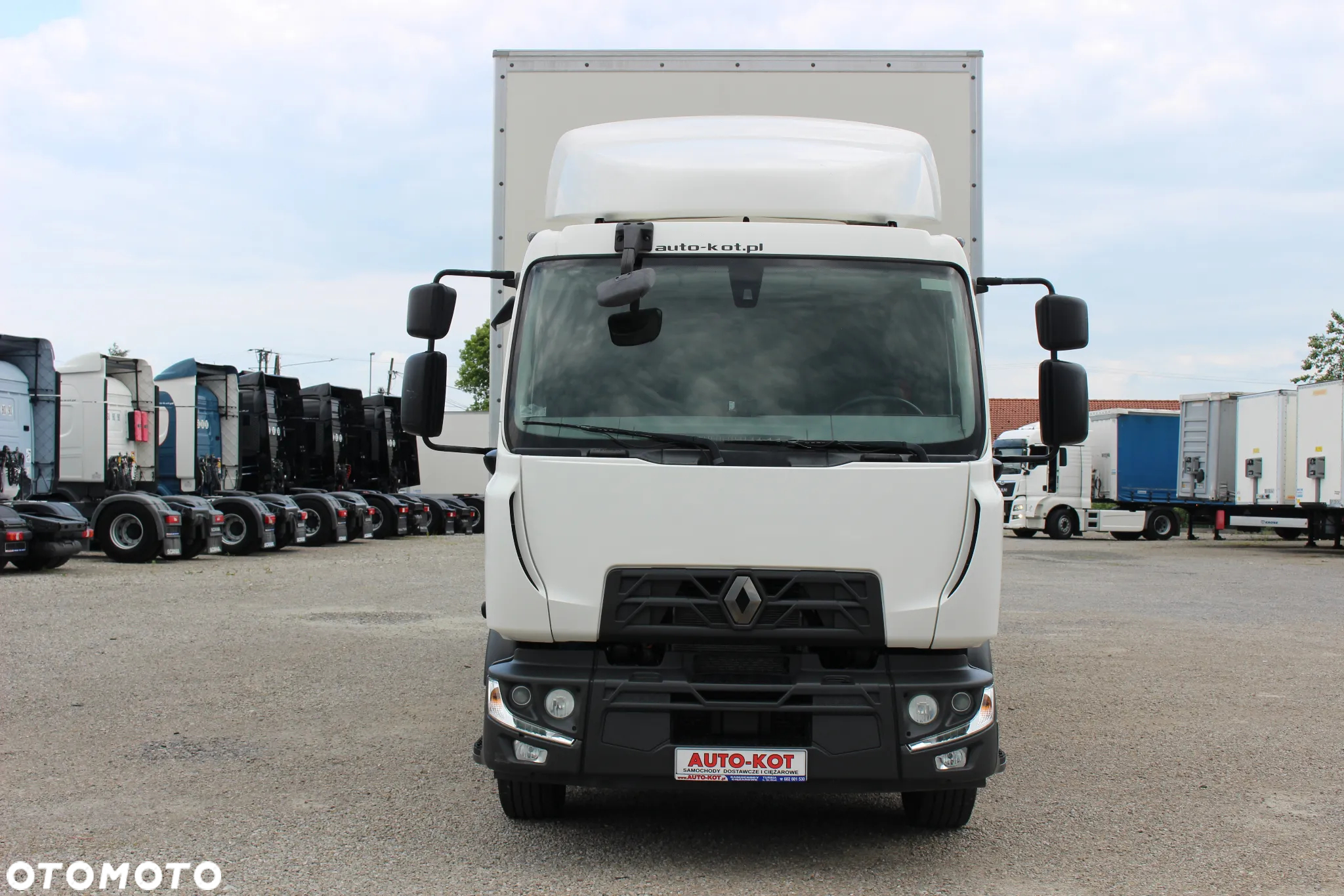 Renault D14 *240KM*/ KONTENER + WINDA /21 PALET / KLIMA / OPONY 80%/SERWIS FR/ SUPER STAN / - 7